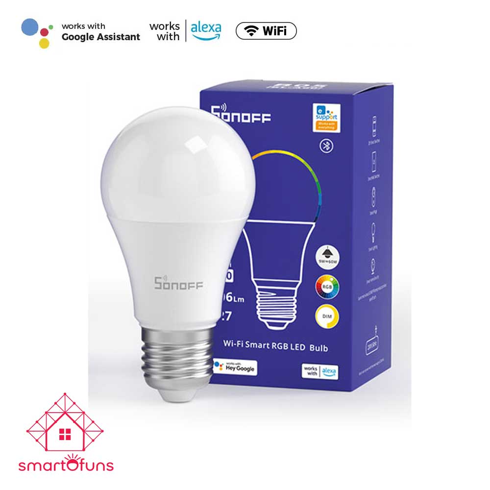 SONOFF Wi-Fi Smart LED Bulb E27 Base (B05-BL-A60)