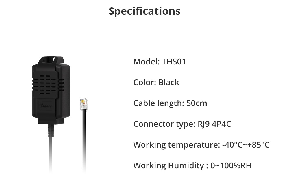 SONOFF THS01 Temperature and Humidity Sensor