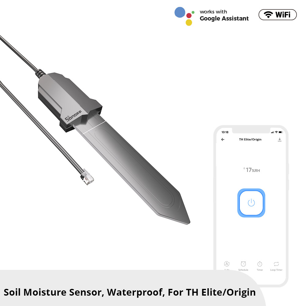 SONOFF MS01 Smart Soil Moisture Sensor with RJ9 Adapter