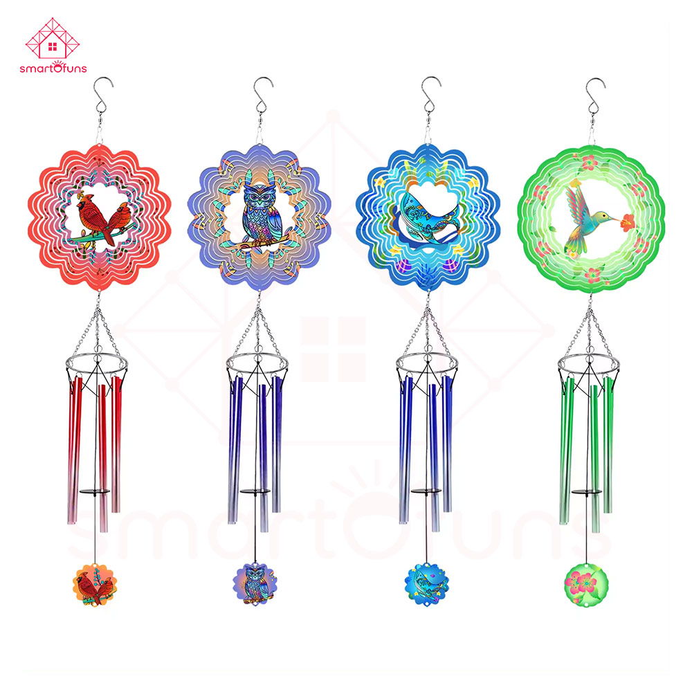 Wind Spinner with Wind Chime