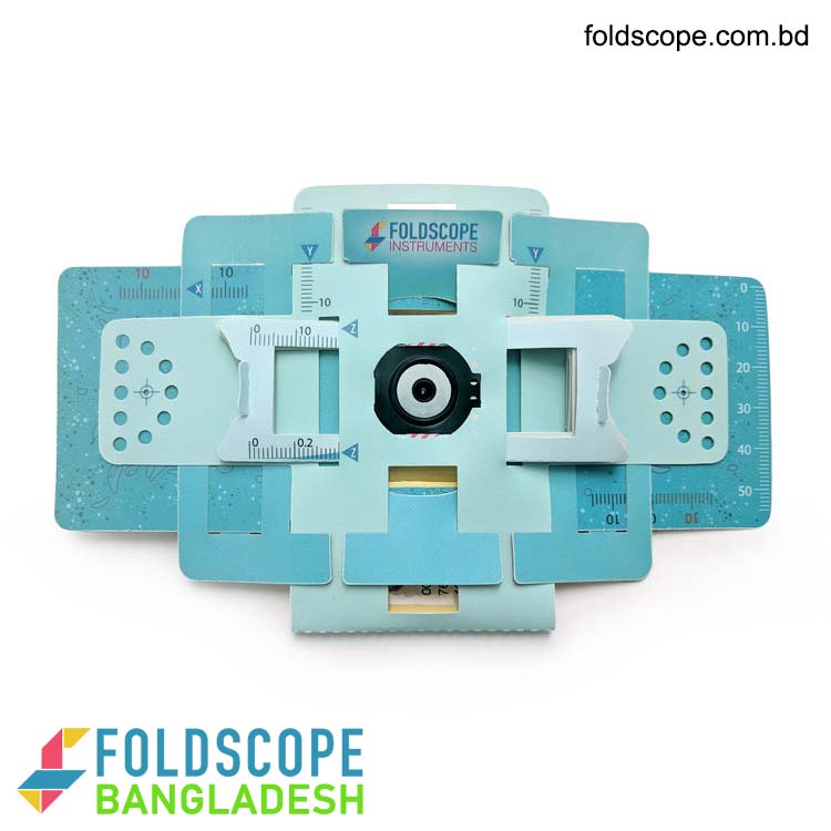 Assembled Foldscope Original Paper Microscope – 1 Piece