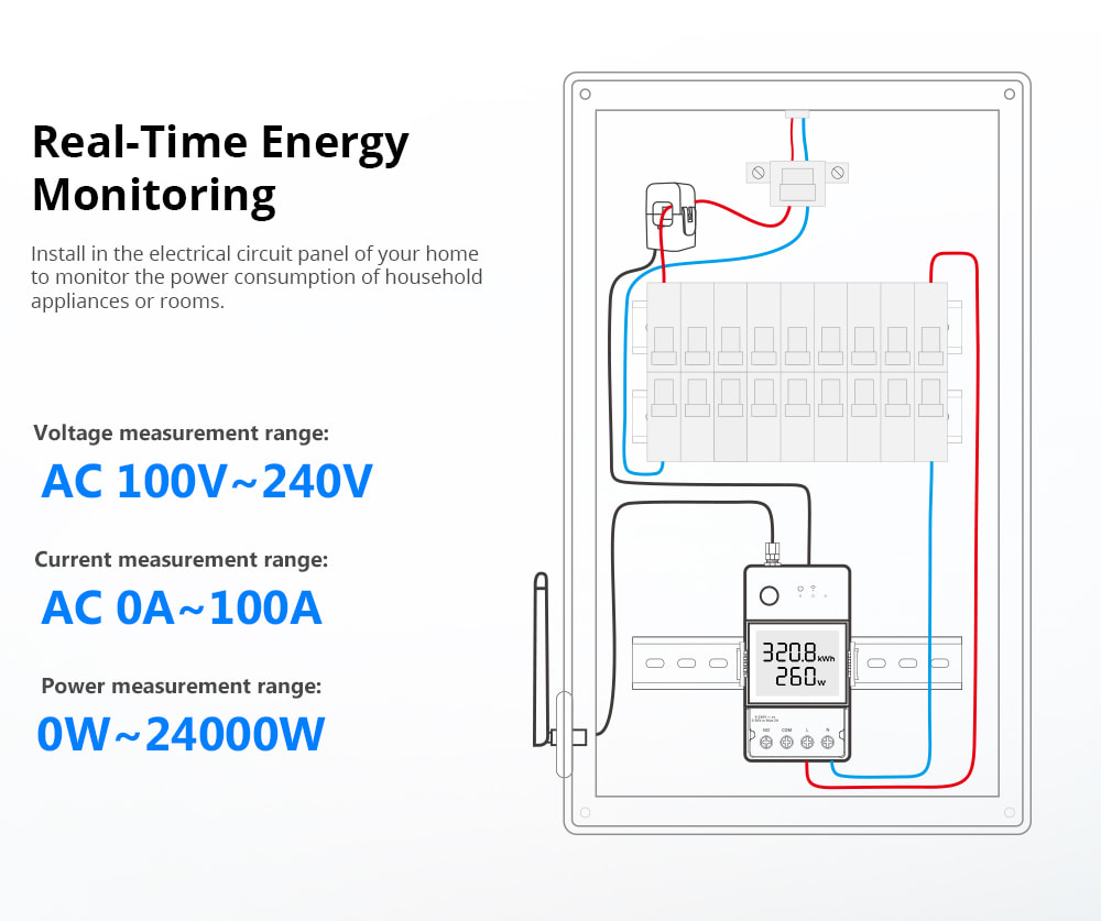 SONOFF POW Ring Smart Power Meter - POWCT