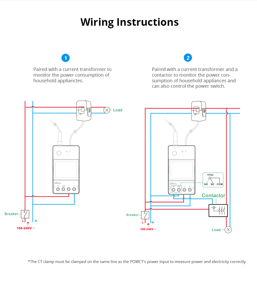 SONOFF POW Ring Smart Power Meter - POWCT