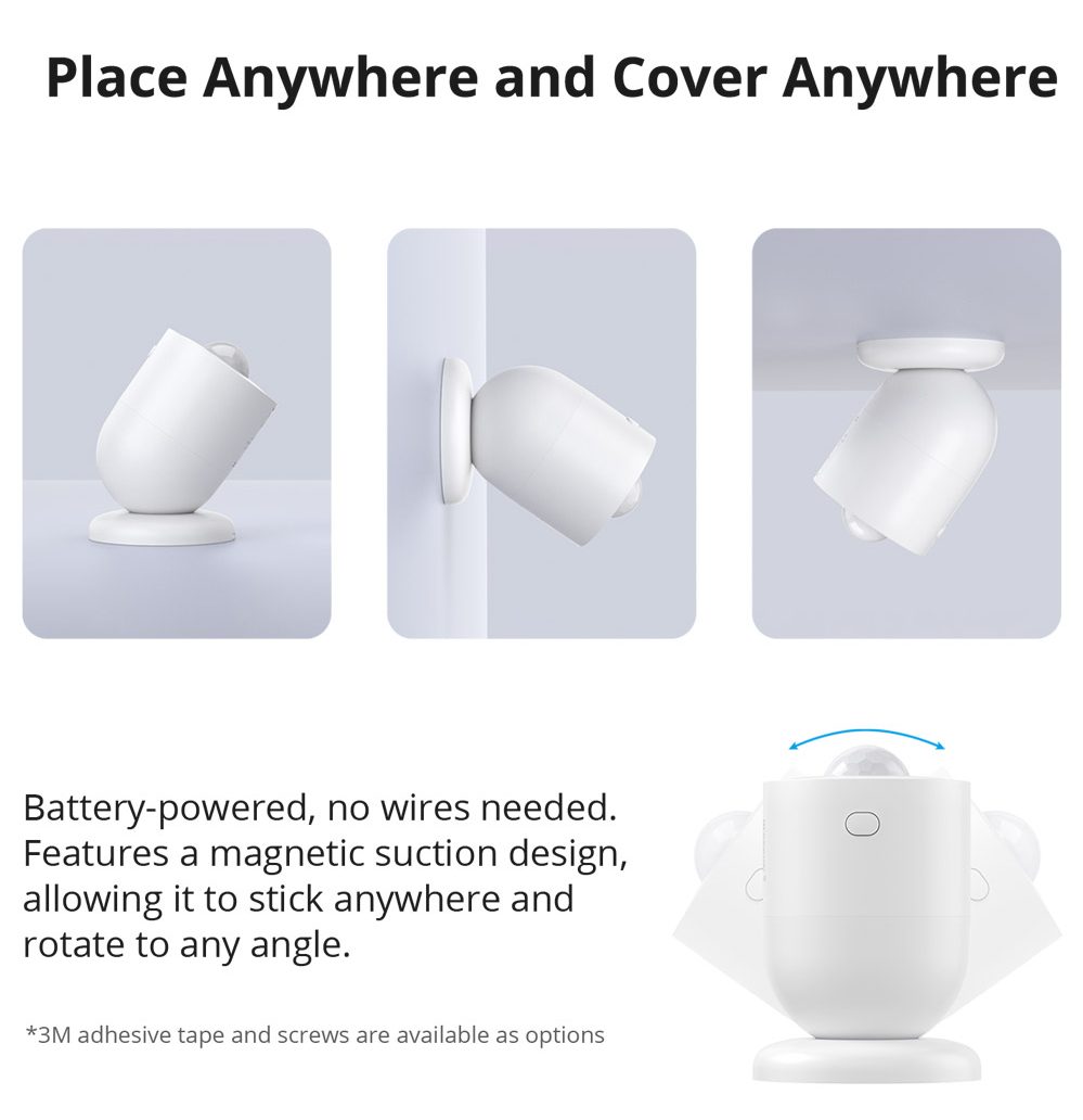 SONOFF ZigBee Motion Sensor - SNZB-03P features image