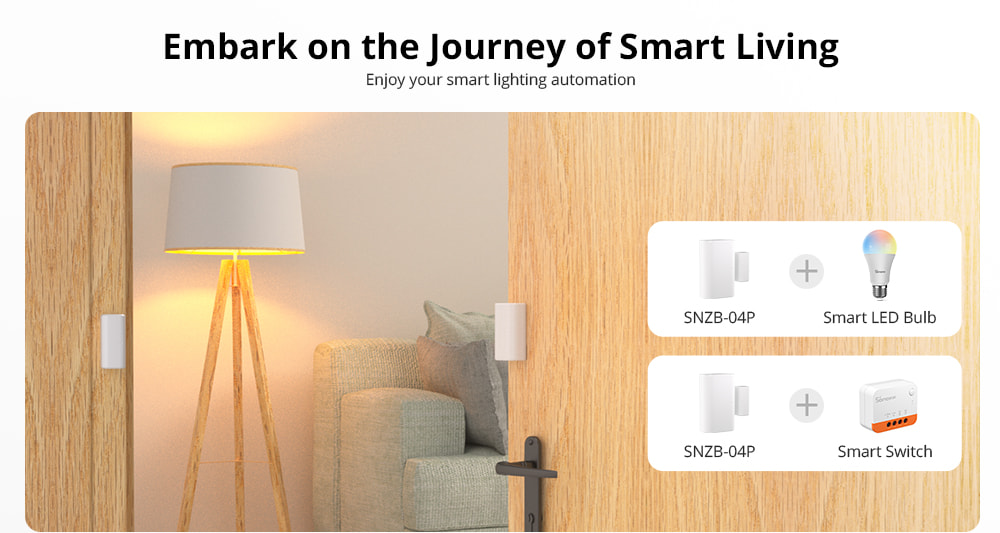 SONOFF Zigbee DoorWindow Sensor - SNZB-04P (bg1)