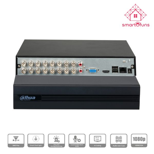 Dahua XVR1B16-I 2MP 16 Port DVR Machine - SmartOfuns