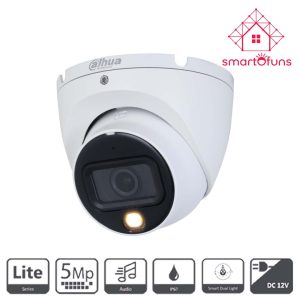 Dahua HAC-HDW1500TLMP-IL-A 5MP Full-Color HDCVI Audio Dome Camera