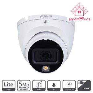 Dahua HAC-HDW1500TLMP-IL-A 5MP Full-Color HDCVI Audio Dome Camera