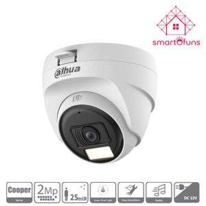 Dahua HAC-T1A21P-U-IL-A 2MP Full Color HDCVI Audio Dome Camera