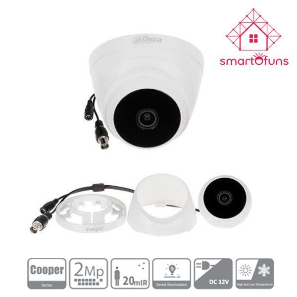 Dahua T1A21P 2MP Night Vision HDCVI Dome Camera - SmartOfuns