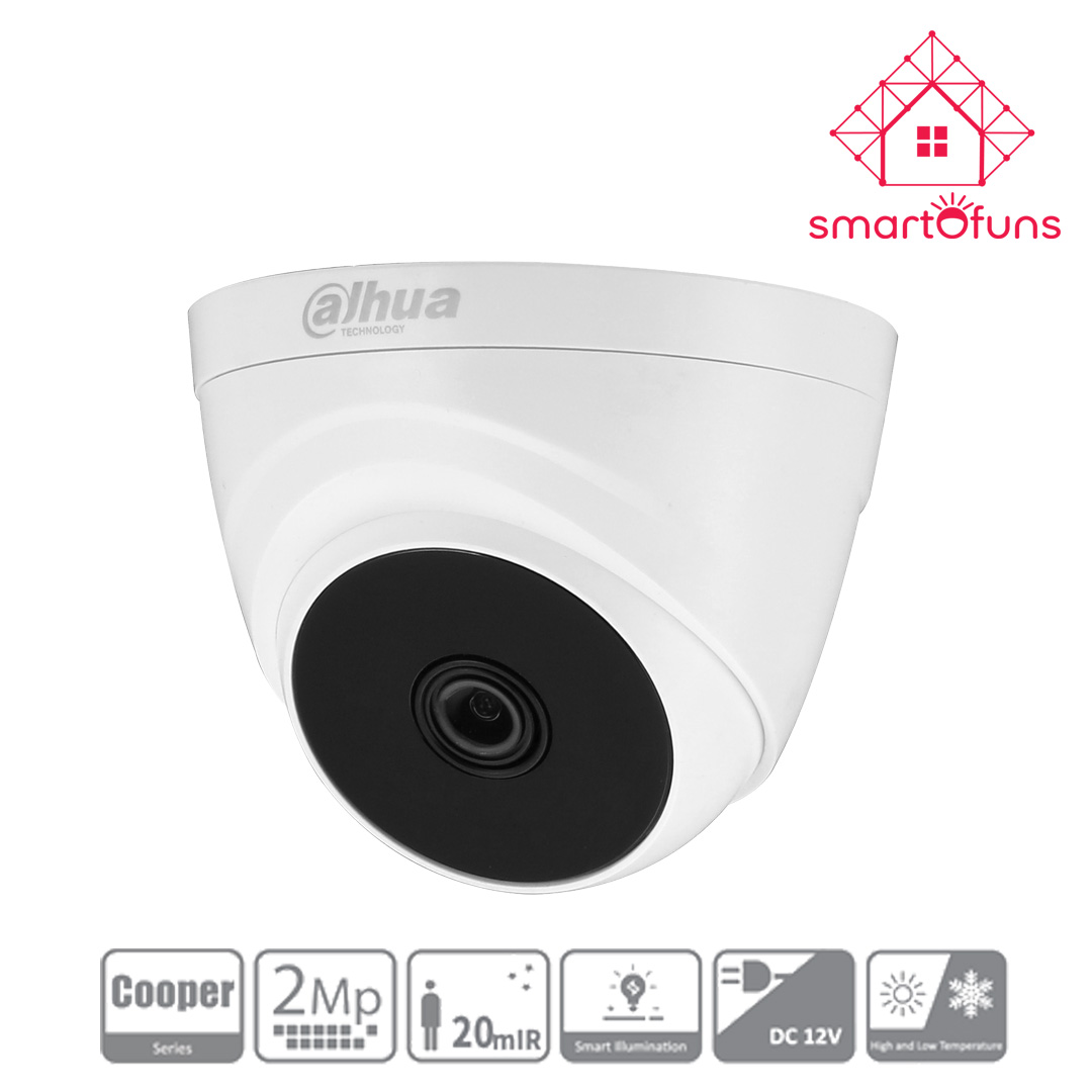 Dahua T1A21P 2MP Night Vision HDCVI Dome Camera - SmartOfuns