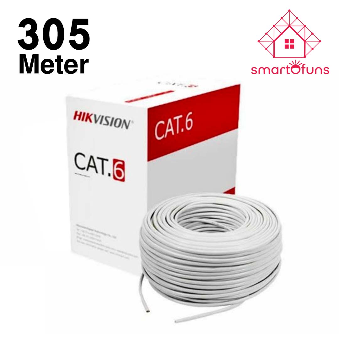 Hikvision DS-1LN6U-W/CCA 305 Meter UTP CAT6 Cable