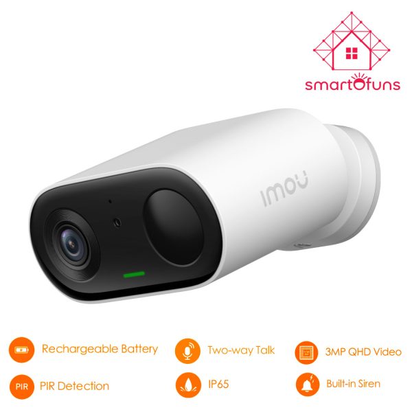 Imou Cell Go 3MP Battery Backup Smart WiFi IP Camera - SamrtOfuns