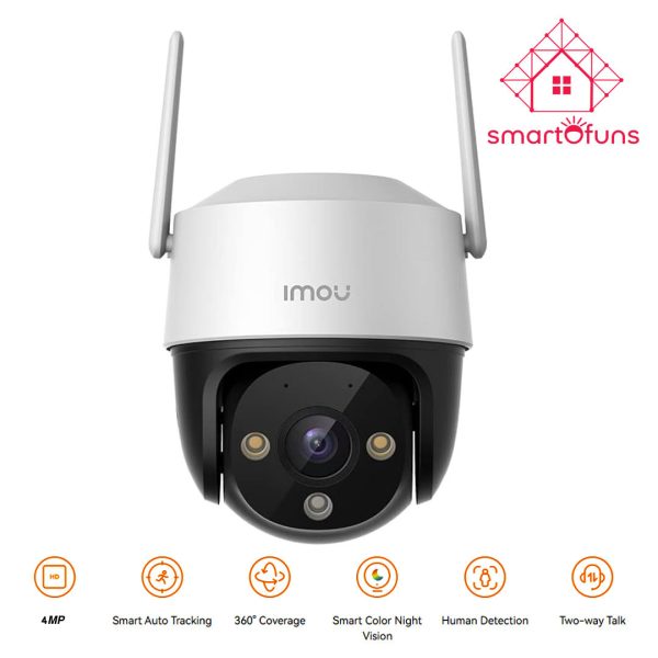 Imou Cruiser SE+ 4MP Smart WiFi Outdoor IP Camera - SmartOfuns