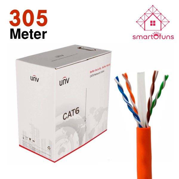 Uniview CAB-LC3100B-CCA-IN 305 Meter UTP CAT6 Cable