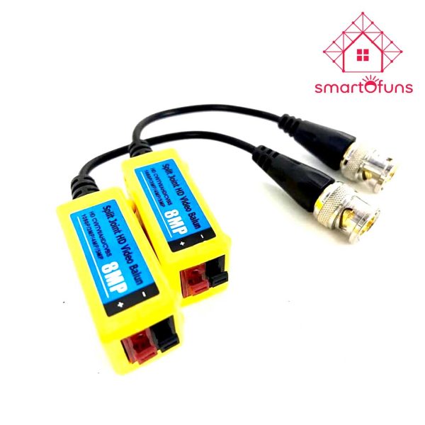 Video Balun For CCTV Camera Up-to 8MP Support - SmartOfuns