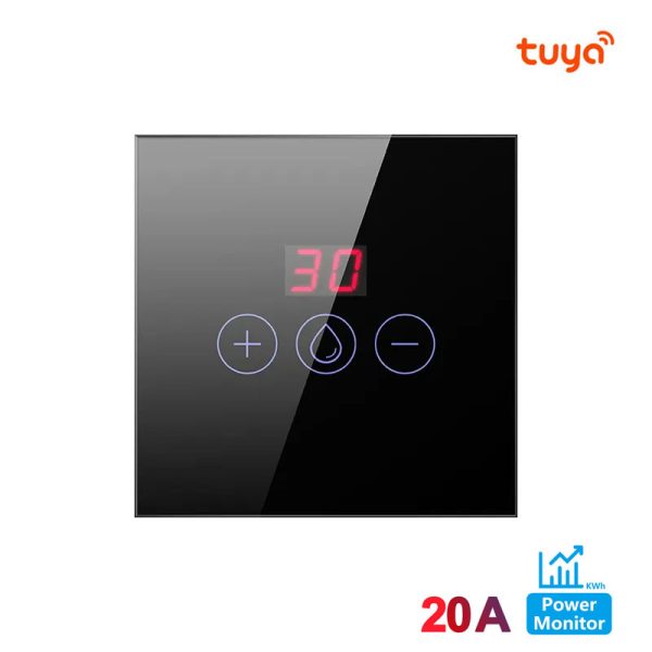 Tuya WiFi 20A DP Touch Switch with Timer & Power Monitoring main image