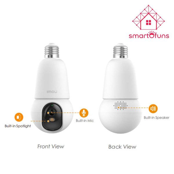 Imou Bulb Cam 2C 3MP Smart WiFi Bulb IP Camera